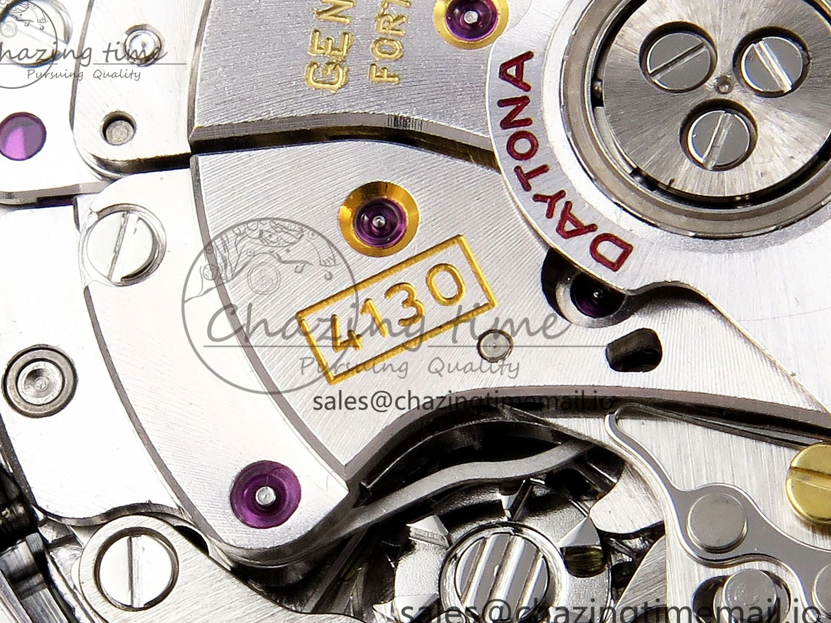 MiroTime 0216 Daytona 116506 Clean 1:1 Best Edition Ice Blue Dial Arabic Markers on SS Bracelet SA4130 V EasyCare 1344